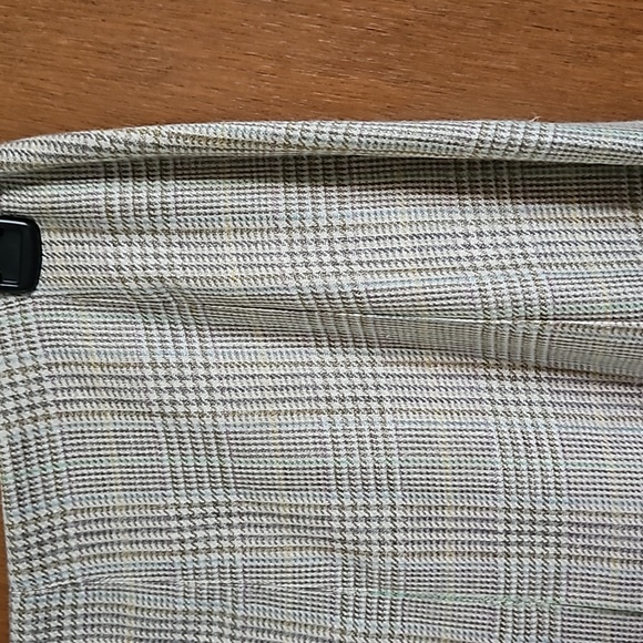 Brooks Brothers Cream & Tan Plaid skirt sz 2 NWT - Picture 2 of 4